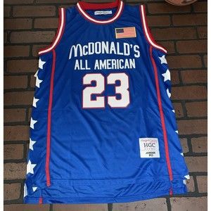 JORDAN McDONALD'S #32 Headgear Classics Basketball Jersey~Never Worn~S M L XL2XL